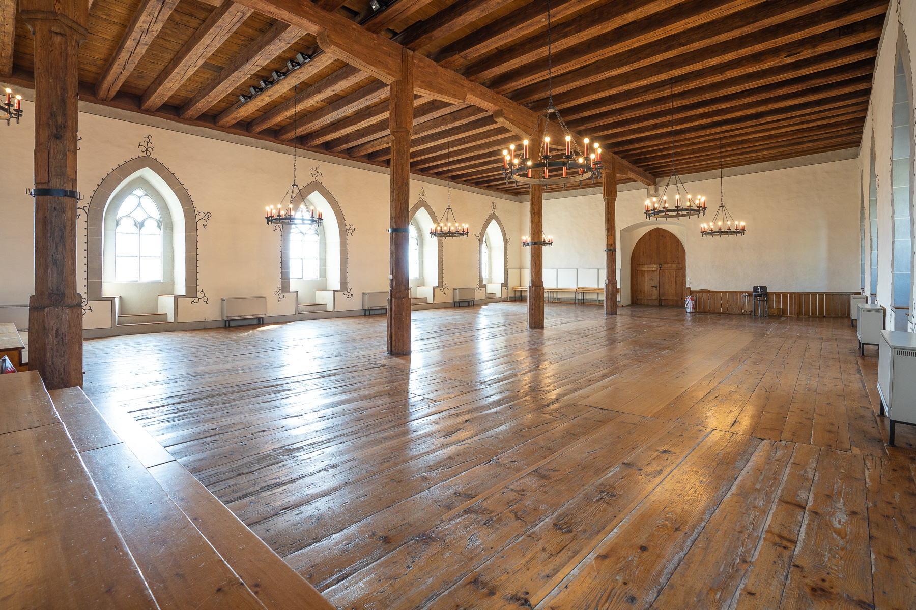 Grosser Rittersaal auf Schloss Lenzburg